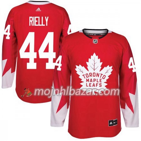 Dresovi Toronto Maple Leafs Morgan Rielly 44 Adidas 2017-2018 Crvena Alternate Authentic - Muške
